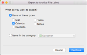 outlook for mac version 15.32 where is the archive folder stored?